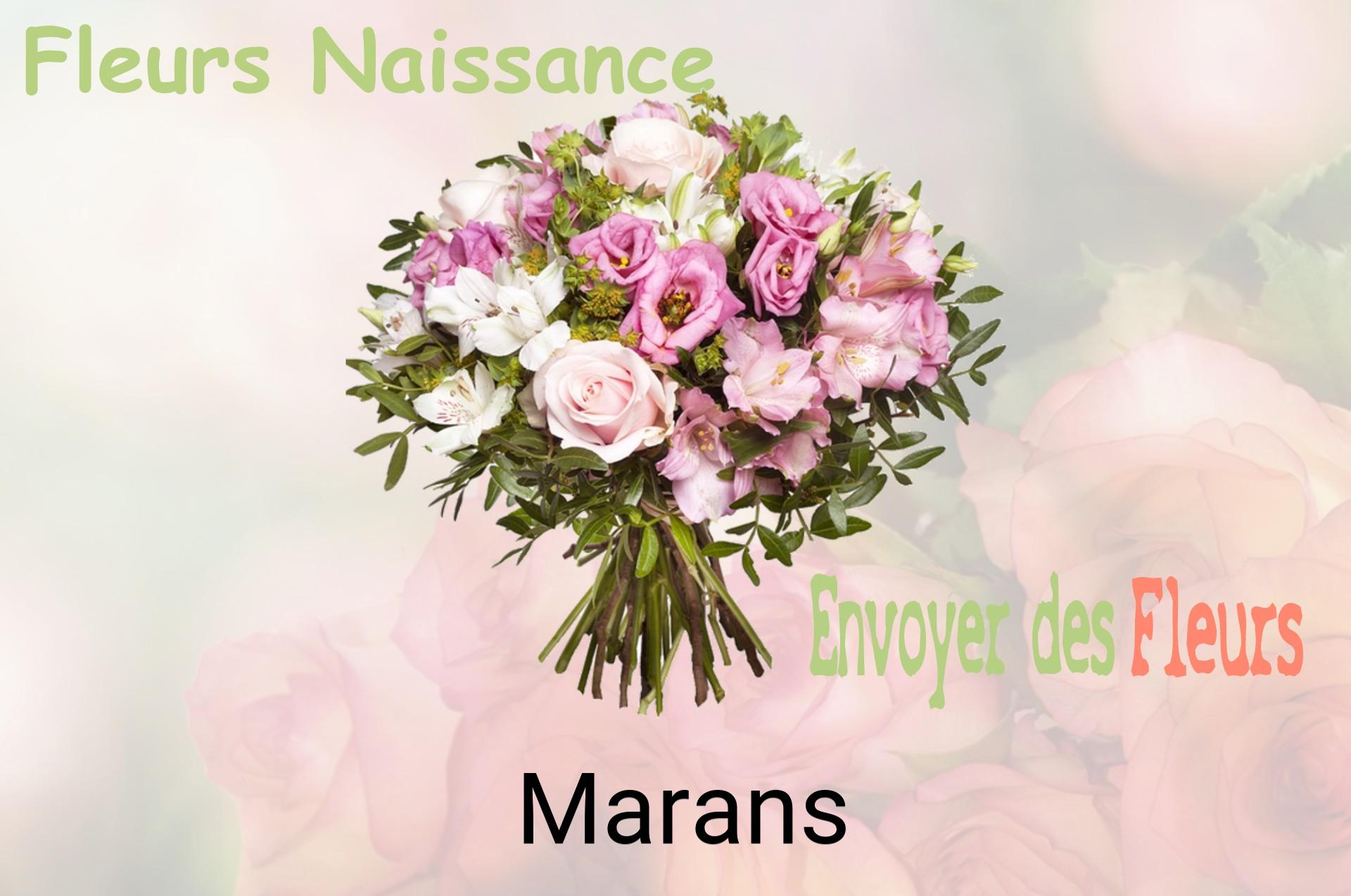 Bouquet de fleurs de naissance livré à Marans